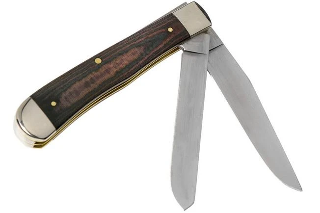 Case Trapper Red & Black Micarta, 27850, 10254 SS Pocket Knife 4 Case Trapper Red & Black Micarta, 27850, 10254 SS Pocket Knife - Image 2