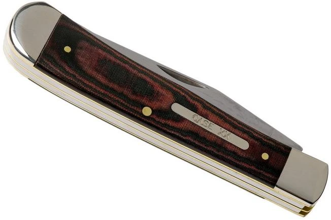 Case Trapper Red & Black Micarta, 27850, 10254 SS Pocket Knife 6 Case Trapper Red & Black Micarta, 27850, 10254 SS Pocket Knife - Image 4