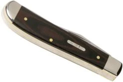Case Mini Trapper Smooth Black Red Micarta, 27852, 10207 SS Pocket Knife -Case Knives Sales CE27852 04 case knives
