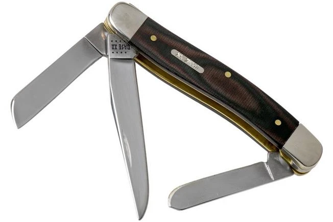 Case Medium Stockman Red & Black Micarta, Smooth, 27853, 10318 SS Pocket Knife 3 Case Medium Stockman Red & Black Micarta, Smooth, 27853, 10318 SS Pocket Knife