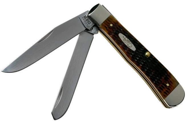 Case Trapper Antique Bone, Rogers Jig Shot Show Special 27899, 6254 SS Pocket Knife 3 Case Trapper Antique Bone, Rogers Jig Shot Show Special 27899, 6254 SS Pocket Knife