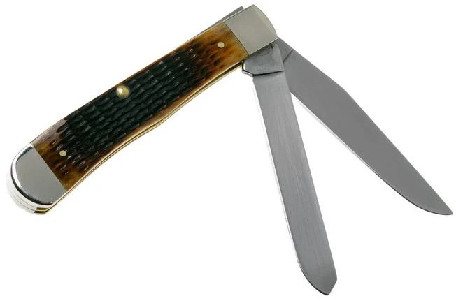 Case Trapper Antique Bone, Rogers Jig Shot Show Special 27899, 6254 SS Pocket Knife 4 Case Trapper Antique Bone, Rogers Jig Shot Show Special 27899, 6254 SS Pocket Knife - Image 2