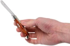 Case Mini Trapper Smooth Chestnut Bone, 28700, 6207 SS Pocket Knife 19 Case Mini Trapper Smooth Chestnut Bone, 28700, 6207 SS Pocket Knife -Case Knives Sales CE28700 09 case ce28700 09