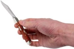 Case Mini Copperlock Smooth Chestnut Bone, 28704, 61749L SS Pocket Knife -Case Knives Sales CE28704 07 case ce28704 07