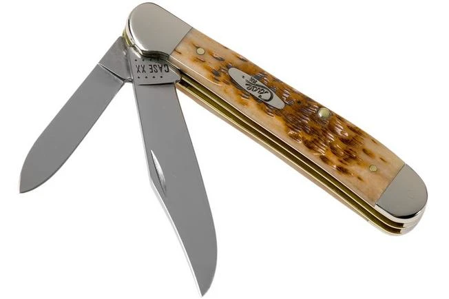 Case Copperhead Amber Jigged Bone, 30091, 6249 CV Pocket Knife 3 Case Copperhead Amber Jigged Bone, 30091, 6249 CV Pocket Knife