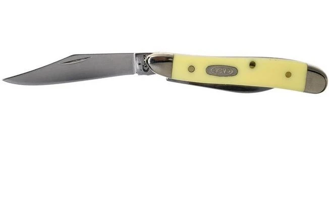 Case Peanut Yellow Synthetic, 00030, 3220 CV Pocket Knife 4 Case Peanut Yellow Synthetic, 00030, 3220 CV Pocket Knife - Image 2
