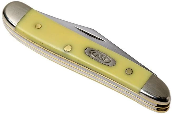 Case Peanut Yellow Synthetic, 00030, 3220 CV Pocket Knife 7 Case Peanut Yellow Synthetic, 00030, 3220 CV Pocket Knife - Image 5