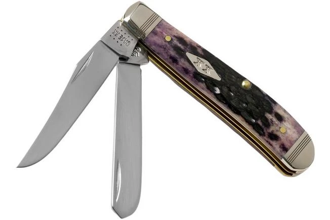 Case Mini Trapper Purple Bone, Standard Jig, 31624, 6207 SS Pocket Knife 3 Case Mini Trapper Purple Bone, Standard Jig, 31624, 6207 SS Pocket Knife