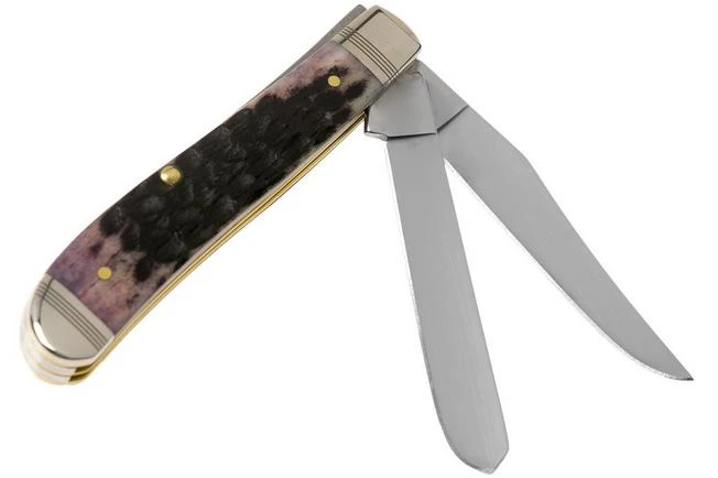 Case Mini Trapper Purple Bone, Standard Jig, 31624, 6207 SS Pocket Knife 4 Case Mini Trapper Purple Bone, Standard Jig, 31624, 6207 SS Pocket Knife - Image 2