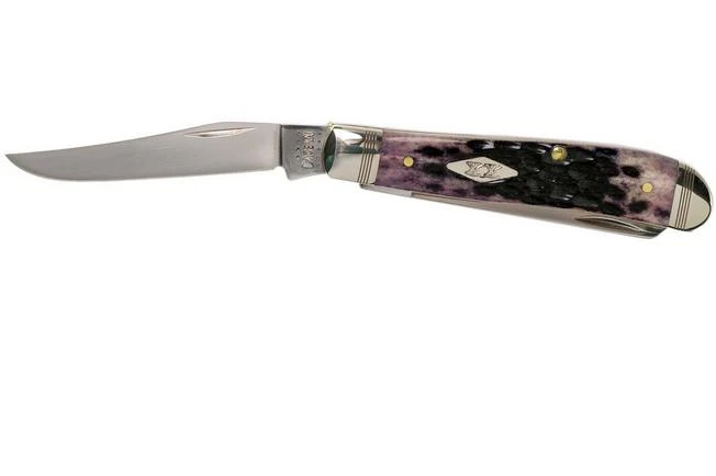Case Mini Trapper Purple Bone, Standard Jig, 31624, 6207 SS Pocket Knife 5 Case Mini Trapper Purple Bone, Standard Jig, 31624, 6207 SS Pocket Knife - Image 3