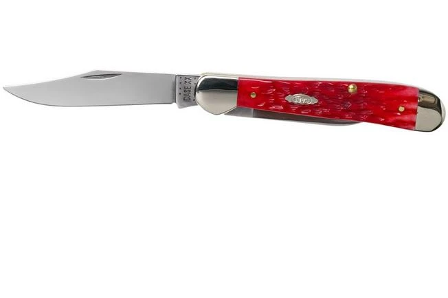 Case Copperhead Dark Red Bone, Peach Seed Jig, 31953, 6249 CV Pocket Knife 5 Case Copperhead Dark Red Bone, Peach Seed Jig, 31953, 6249 CV Pocket Knife - Image 3