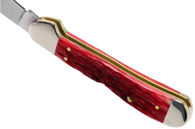 Case Copperhead Dark Red Bone, Peach Seed Jig, 31954, 61749L CV Pocket Knife 7 Case Copperhead Dark Red Bone, Peach Seed Jig, 31954, 61749L CV Pocket Knife - Image 5