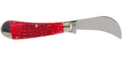 Case Hawkbill Pruner Dark Red Bone, Peach Seed Jig, 31956, 61011 CV Pocket Knife -Case Knives Sales CE31956 02 case knives