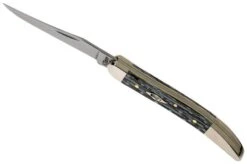 Case Small Texas Toothpick White & Black Carbon Fibre-G10 Weave Smooth, 38925, 1010096 SS -Case Knives Sales CE38925 05 case 1