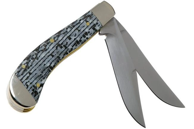 Case Bose Saddlehorn White & Black Carbon Fibre-G10 Weave Smooth, 38929, TB102110 SS Pocket Knife 4 Case Bose Saddlehorn White & Black Carbon Fibre-G10 Weave Smooth, 38929, TB102110 SS Pocket Knife - Image 2