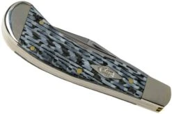 Case Bose Saddlehorn White & Black Carbon Fibre-G10 Weave Smooth, 38929, TB102110 SS Pocket Knife 9 Case Bose Saddlehorn White & Black Carbon Fibre-G10 Weave Smooth, 38929, TB102110 SS Pocket Knife -Case Knives Sales CE38929 04 case