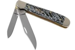 Case Copperhead White & Black Carbon Fibre-G10 Weave Smooth, 38930, 10249 SS Pocket Knife