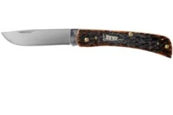 Case Sod Buster Jr Brown Bone, Peach Seed Jig, 42653, 6137 SS Pocket Knife