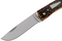 Case Sod Buster Jr Brown Bone, Peach Seed Jig, 42653, 6137 SS Pocket Knife -Case Knives Sales CE42653 03 case 1