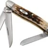 Case Medium Stockman Amber Jigged Bone, 00042, 6318 SS Pocket Knife -Case Knives Sales CE42 01 case ce42 01