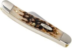Case Medium Stockman Amber Jigged Bone, 00042, 6318 SS Pocket Knife -Case Knives Sales CE42 07 case ce42 07
