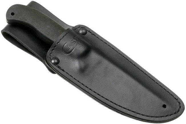 Case Winkler Skinner 43173 Kevin Holland, Black Canvas Laminate, Leather Sheath Hunting Knife 8 Case Winkler Skinner 43173 Kevin Holland, Black Canvas Laminate, Leather Sheath Hunting Knife - Image 6