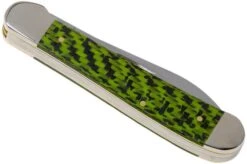 Case Copperhead Green & Black Carbon Fibre-G10 Weave Smooth, 50713, 10249W SS Pocket Knife 9 Case Copperhead Green & Black Carbon Fibre-G10 Weave Smooth, 50713, 10249W SS Pocket Knife -Case Knives Sales CE50713 04 case 1