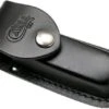 Case Leather Sheath Medium Job Logo 52226 Black Leather Sheath -Case Knives Sales CE52236 01 case