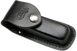 Case Leather Sheath Medium Job Logo 52226 Black Leather Sheath