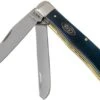 Case Trapper Mediterranean Blue Bone, Smooth, 52800, 6254 SS Pocket Knife -Case Knives Sales CE52800 01 case