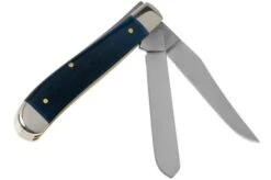 Case Mini Trapper Mediterranean Blue Bone, Smooth, 52803, 6207 SS Pocket Knife -Case Knives Sales CE52803 02 case