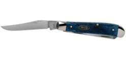 Case Mini Trapper Mediterranean Blue Bone, Smooth, 52803, 6207 SS Pocket Knife -Case Knives Sales CE52803 03 case