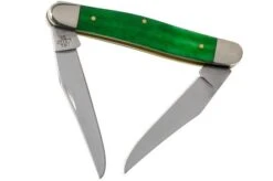 Case Muskrat Brilliant Green Bone, Smooth, 52822, MUSKRAT SS Pocket Knife -Case Knives Sales CE52822 02 case