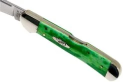 Case Copperlock Brilliant Green Bone, Smooth, 52823, 61549L SS Pocket Knife -Case Knives Sales CE52823 06 case