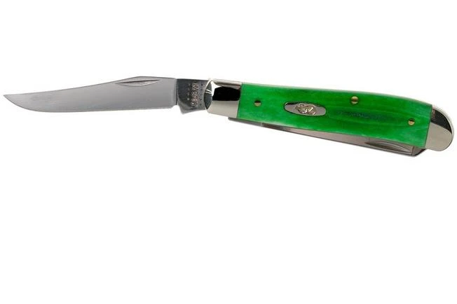 Case Mini Trapper Brilliant Green Bone, Smooth, 52824, 6207 SS Pocket Knife 5 Case Mini Trapper Brilliant Green Bone, Smooth, 52824, 6207 SS Pocket Knife - Image 3
