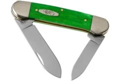 Case Canoe Brilliant Green Bone, Smooth, 52826, 62131 SS Pocket Knife
