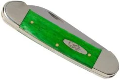 Case Canoe Brilliant Green Bone, Smooth, 52826, 62131 SS Pocket Knife -Case Knives Sales CE52826 04 case