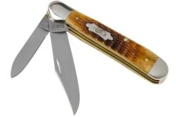 Case Copperhead Antique Bone, Rogers Corn Cob Jig, 52833, 6249 SS Pocket Knife