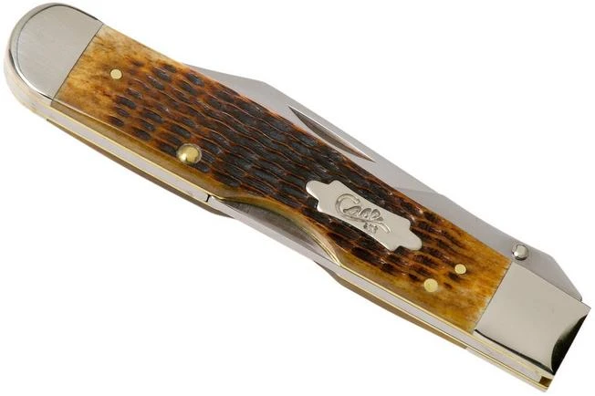 Case Cheetah Antique Bone, Rogers Corn Cob Jig, 52836, 6111 1/2L SS Pocket Knife 6 Case Cheetah Antique Bone, Rogers Corn Cob Jig, 52836, 6111 1/2L SS Pocket Knife - Image 4