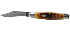 Case Half Whittler Antique Bone, Rogers Corn Cob Jig, 52838, 6208 SS Pocket Knife -Case Knives Sales CE52838 03 case