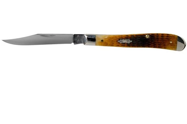 Case Slimline Trapper Antique Bone, Rogers Corn Cob Jig, 52839, 61048 SS Pocket Knife 3 Case Slimline Trapper Antique Bone, Rogers Corn Cob Jig, 52839, 61048 SS Pocket Knife