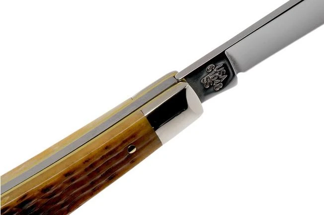 Case Slimline Trapper Antique Bone, Rogers Corn Cob Jig, 52839, 61048 SS Pocket Knife 8 Case Slimline Trapper Antique Bone, Rogers Corn Cob Jig, 52839, 61048 SS Pocket Knife - Image 6