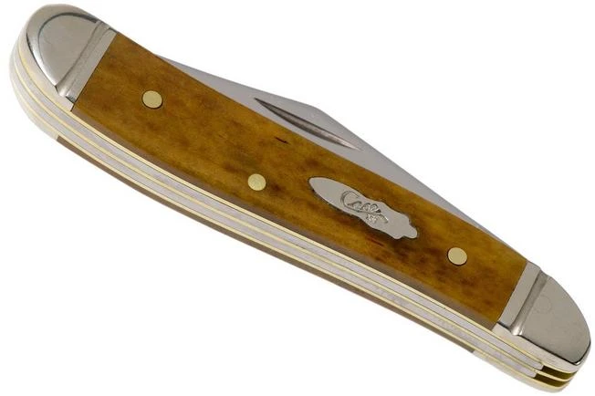 Case Peanut Smooth Antique Bone 58201, 6220 SS Pocket Knife 6 Case Peanut Smooth Antique Bone 58201, 6220 SS Pocket Knife - Image 4