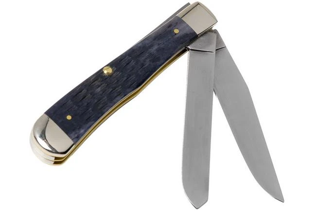 Case Trapper Pocket Worn Grey Bone, Crandall Jig, 58410, 6254 CV Pocket Knife 4 Case Trapper Pocket Worn Grey Bone, Crandall Jig, 58410, 6254 CV Pocket Knife - Image 2