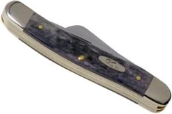 Case Medium Stockman Pocket Worn Grey Bone, Crandall Jig, 58413, 6318 CV Pocket Knife -Case Knives Sales CE58413 04 case