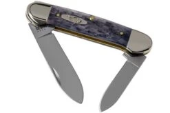 Case Canoe Pocket Worn Grey Bone, Crandall Jig, 58415, 62131 CV Pocket Knife