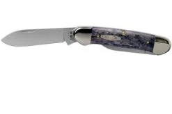 Case Canoe Pocket Worn Grey Bone, Crandall Jig, 58415, 62131 CV Pocket Knife -Case Knives Sales CE58415 03 case
