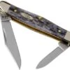 Case Half Whittler Pocket Worn Grey Bone, Crandall Jig, 58416, 6208 CV Pocket Knife -Case Knives Sales CE58416 01 case knives