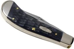 Case Saddlehorn Pocket Worn Grey Bone, Crandall Jig, 58417, TB62110 CV Pocket Knife -Case Knives Sales CE58417 04 case