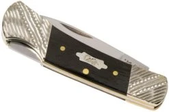 Case Lockback Ebony Wood, Worked Bolsters, 59672, 71225L SS Pocket Knife 12 Case Lockback Ebony Wood, Worked Bolsters, 59672, 71225L SS Pocket Knife -Case Knives Sales CE59672 04 case knives